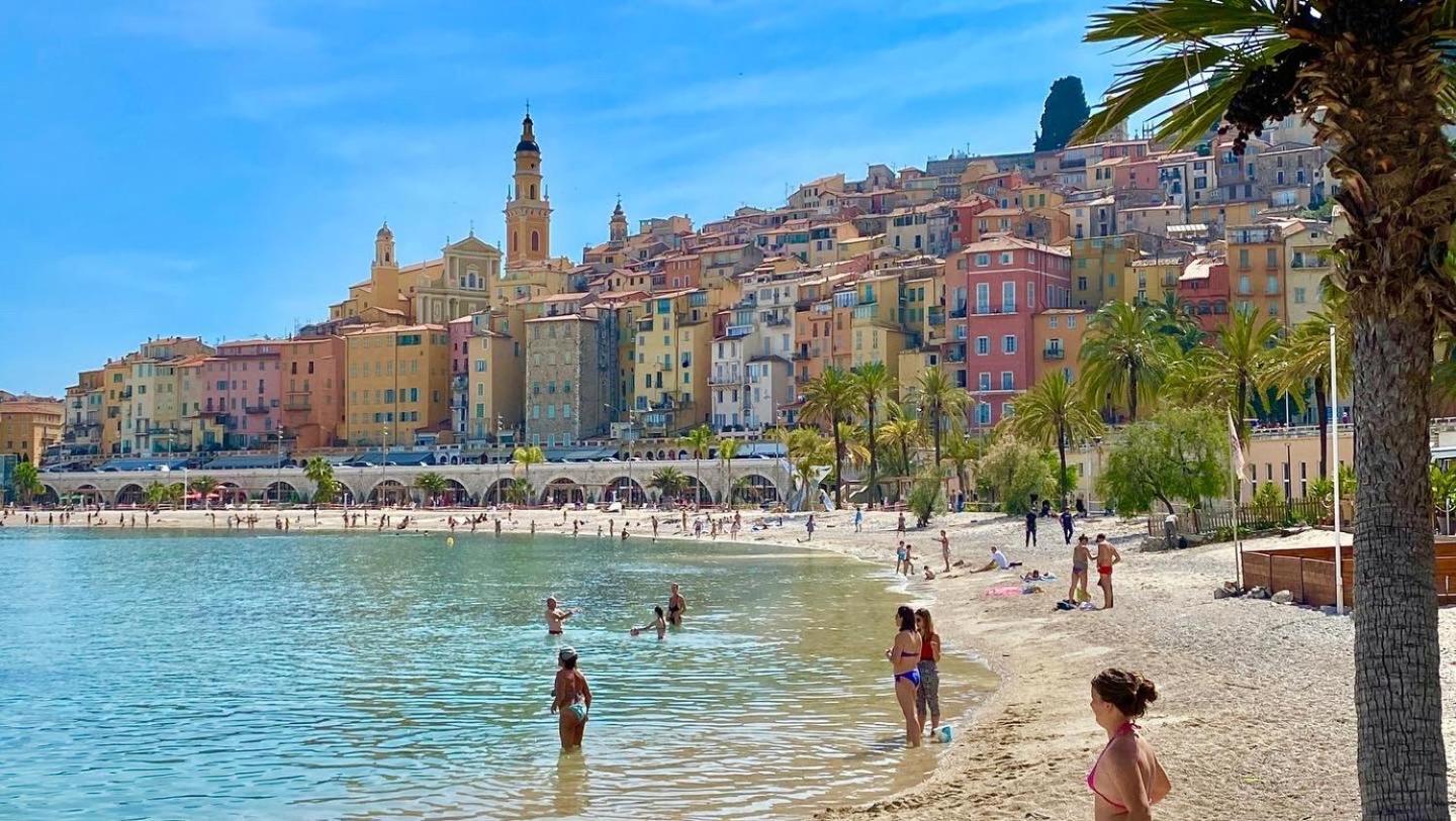 Monaco # Menton - 6 Persons - 2 Bedrooms - Full Renovated - Private Parking - Hypercenter - Clim - Beach And Sun 芒通 外观 照片
